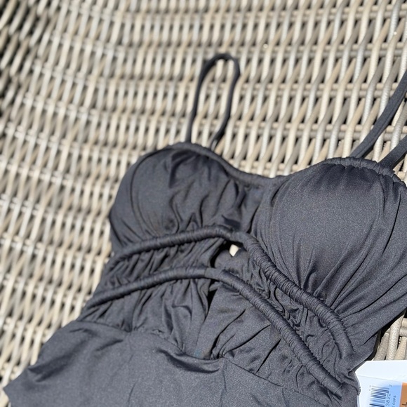Becca Black One Piece Swimsuit - Size S - NWT - Picture 11 of 16
